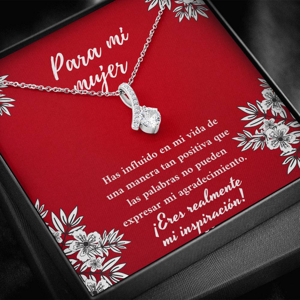 Para mi mujer eres mi inspiración
