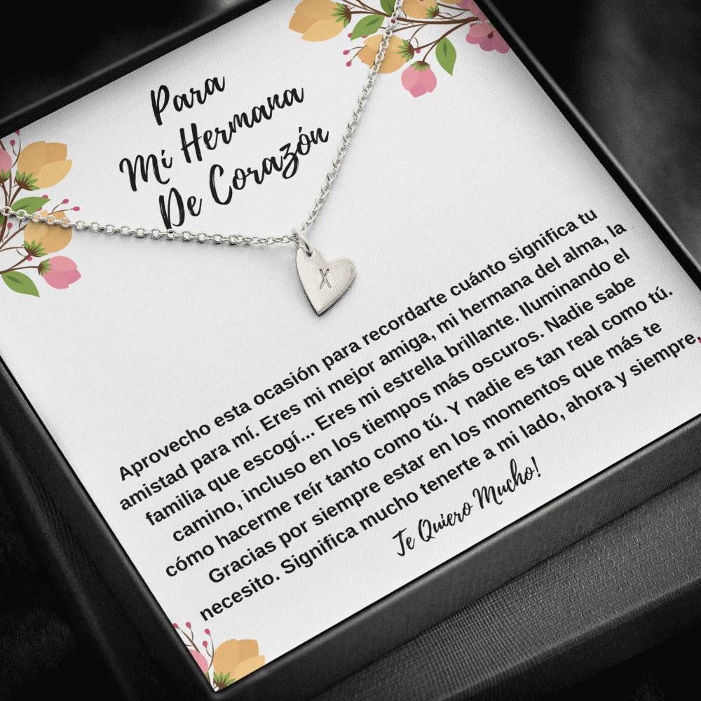 Collar de Corazones- Hermana Te Quiero