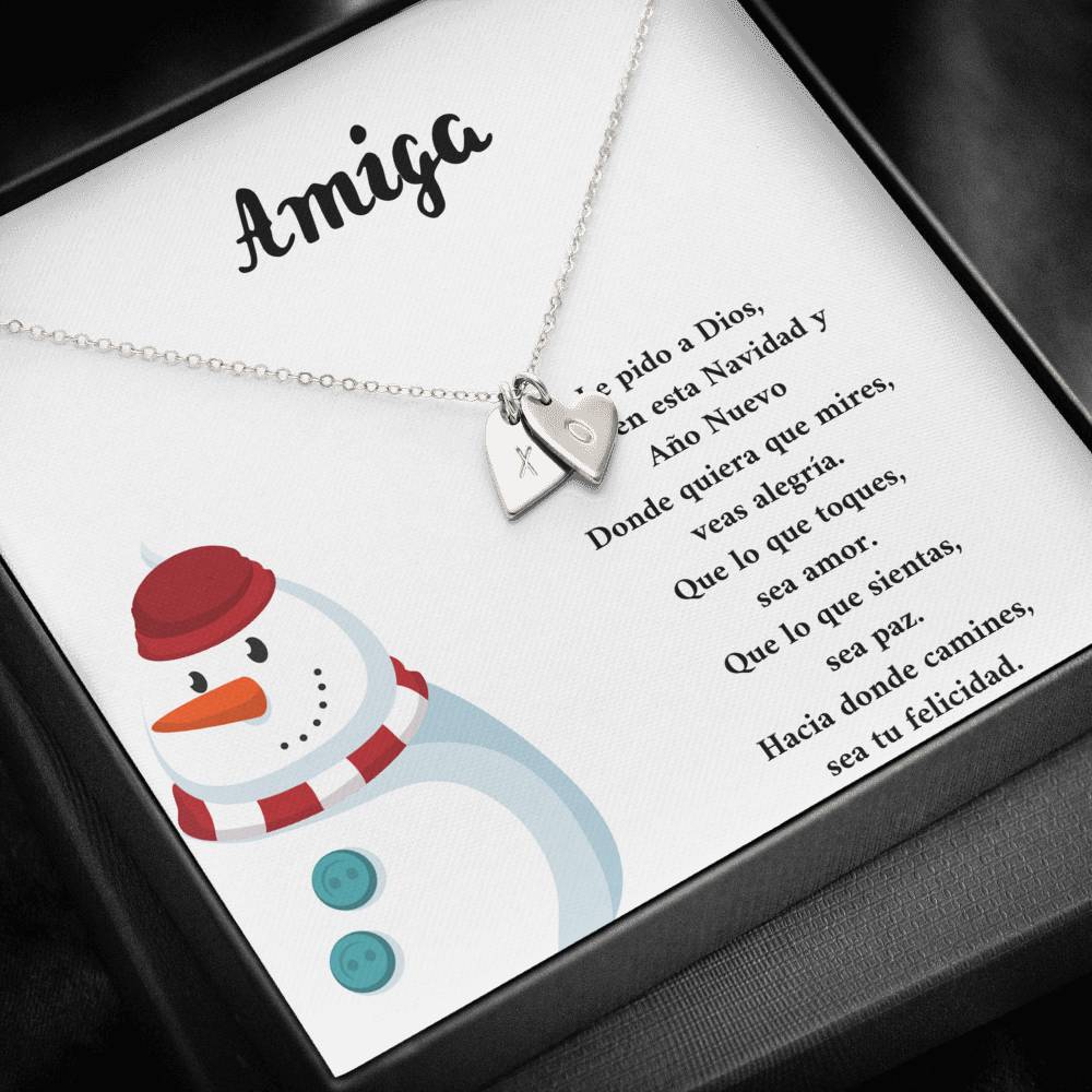 Amiga en esta Navidad te deseo...