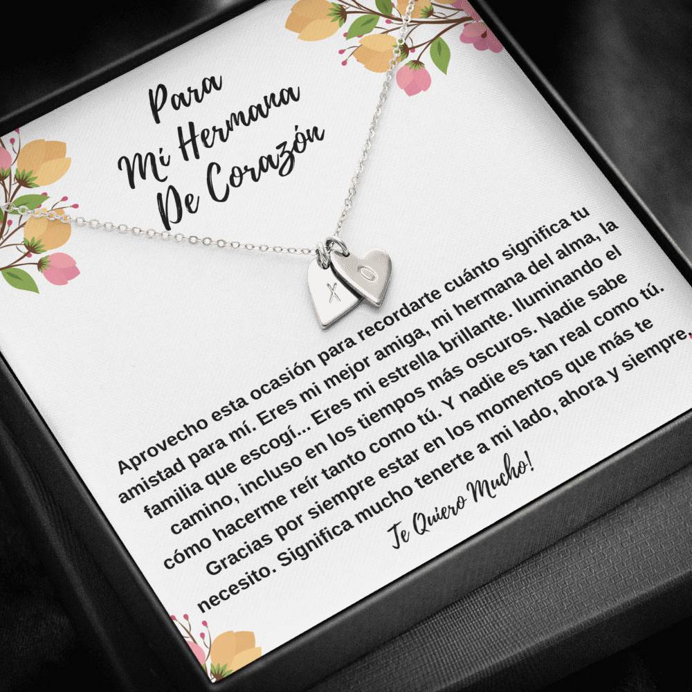 Collar de Corazones- Hermana Te Quiero