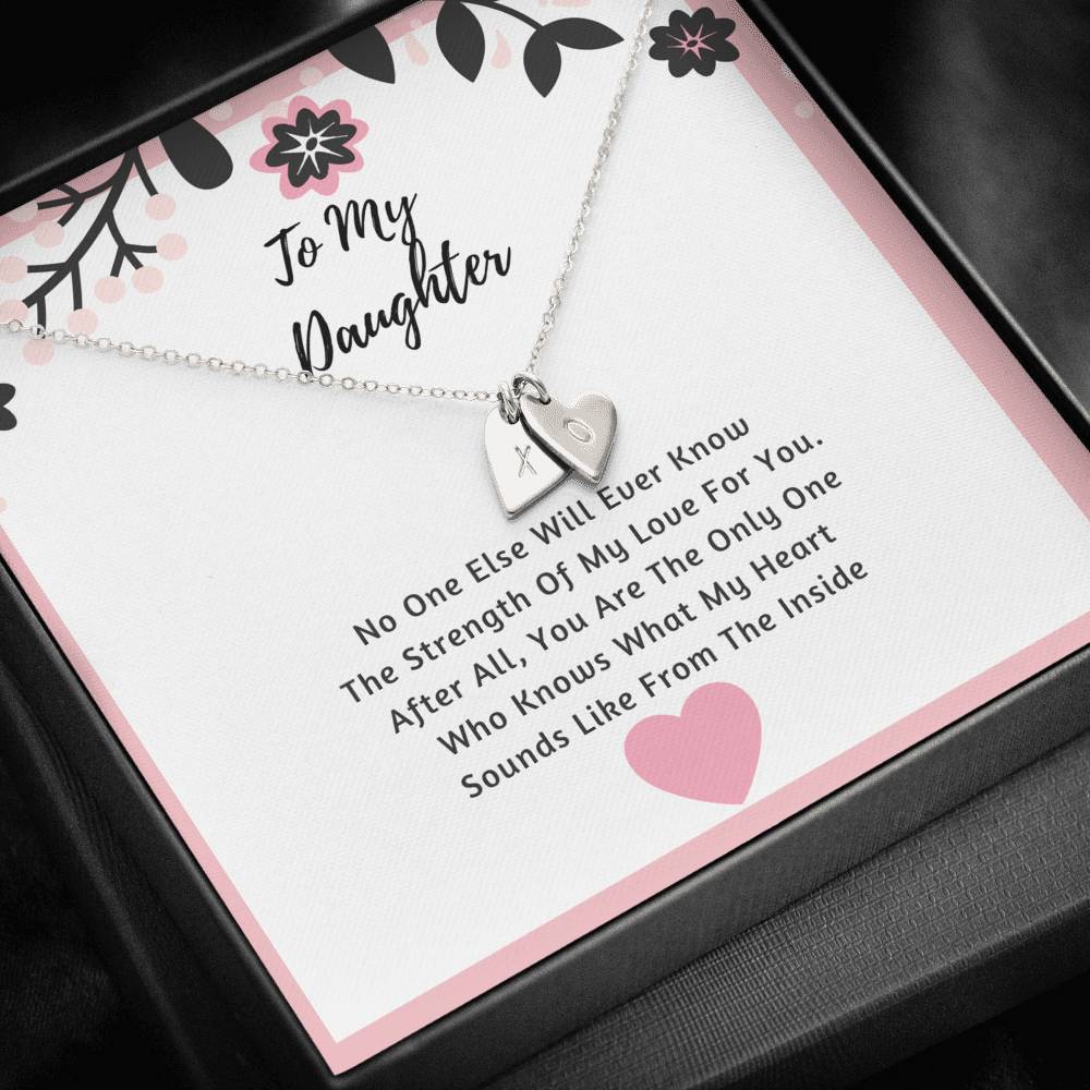 Daughter Hearts Necklace- The Strength Of My Love