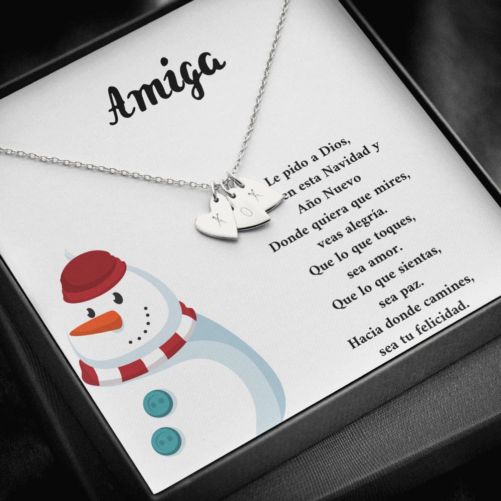 Amiga en esta Navidad te deseo...