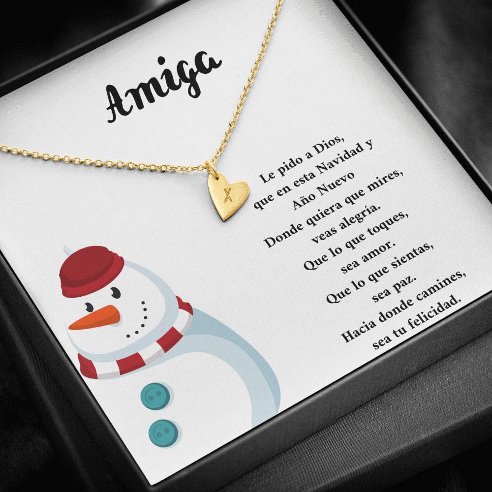 Amiga en esta Navidad te deseo...