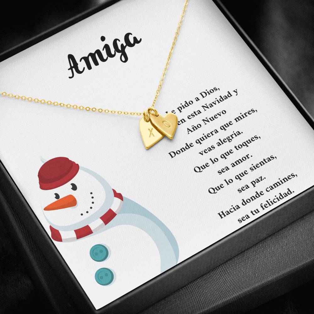 Amiga en esta Navidad te deseo...