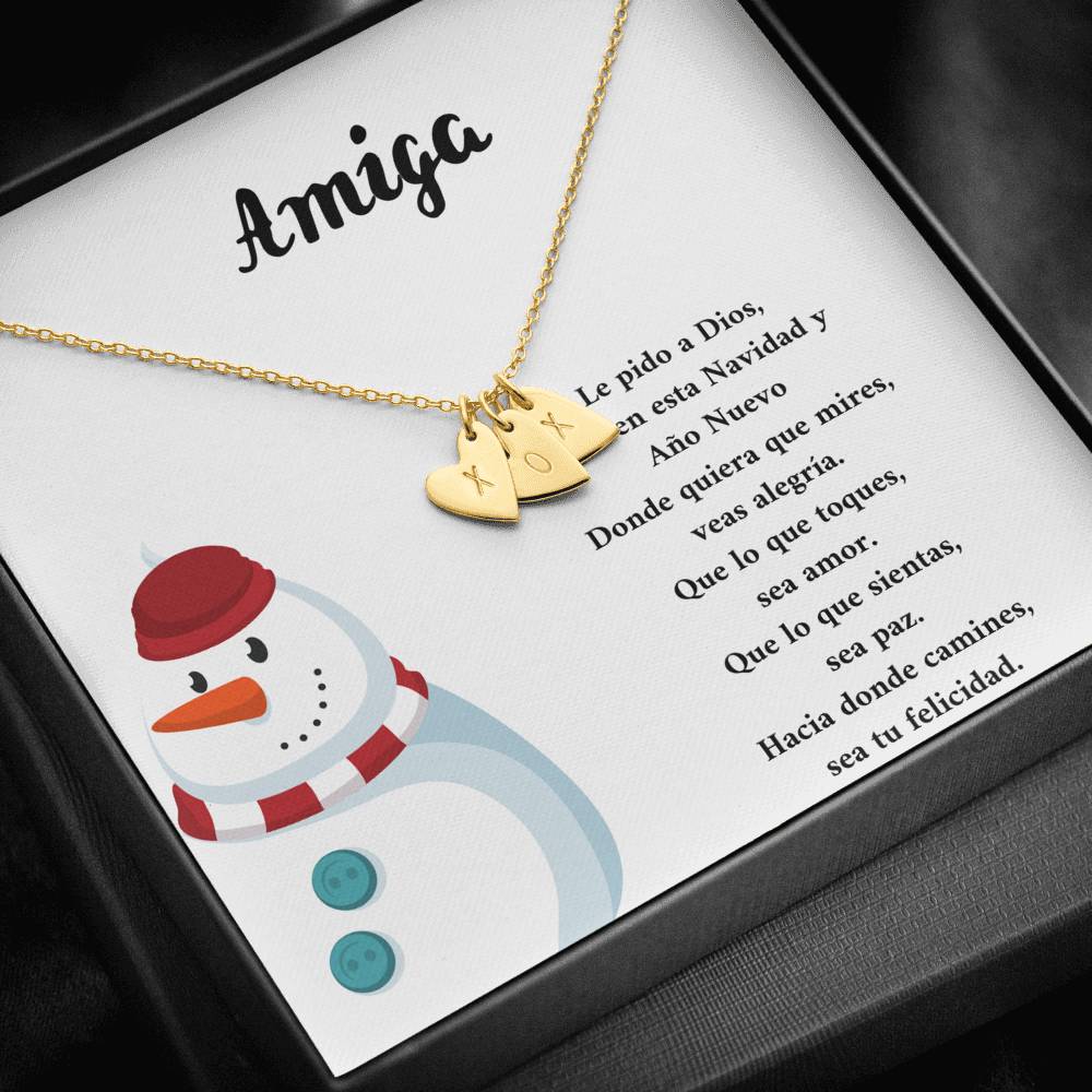 Amiga en esta Navidad te deseo...