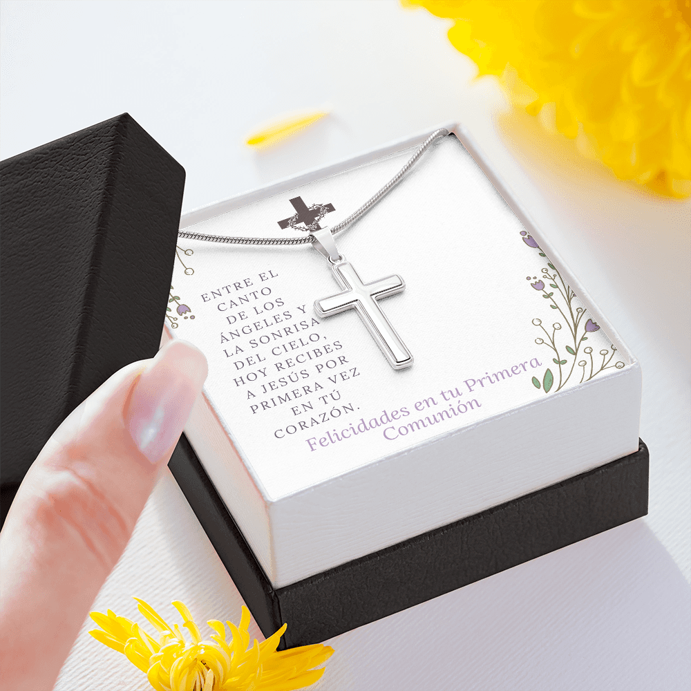 Felicidades en tu primera comunión, hoy recibes a Jesús