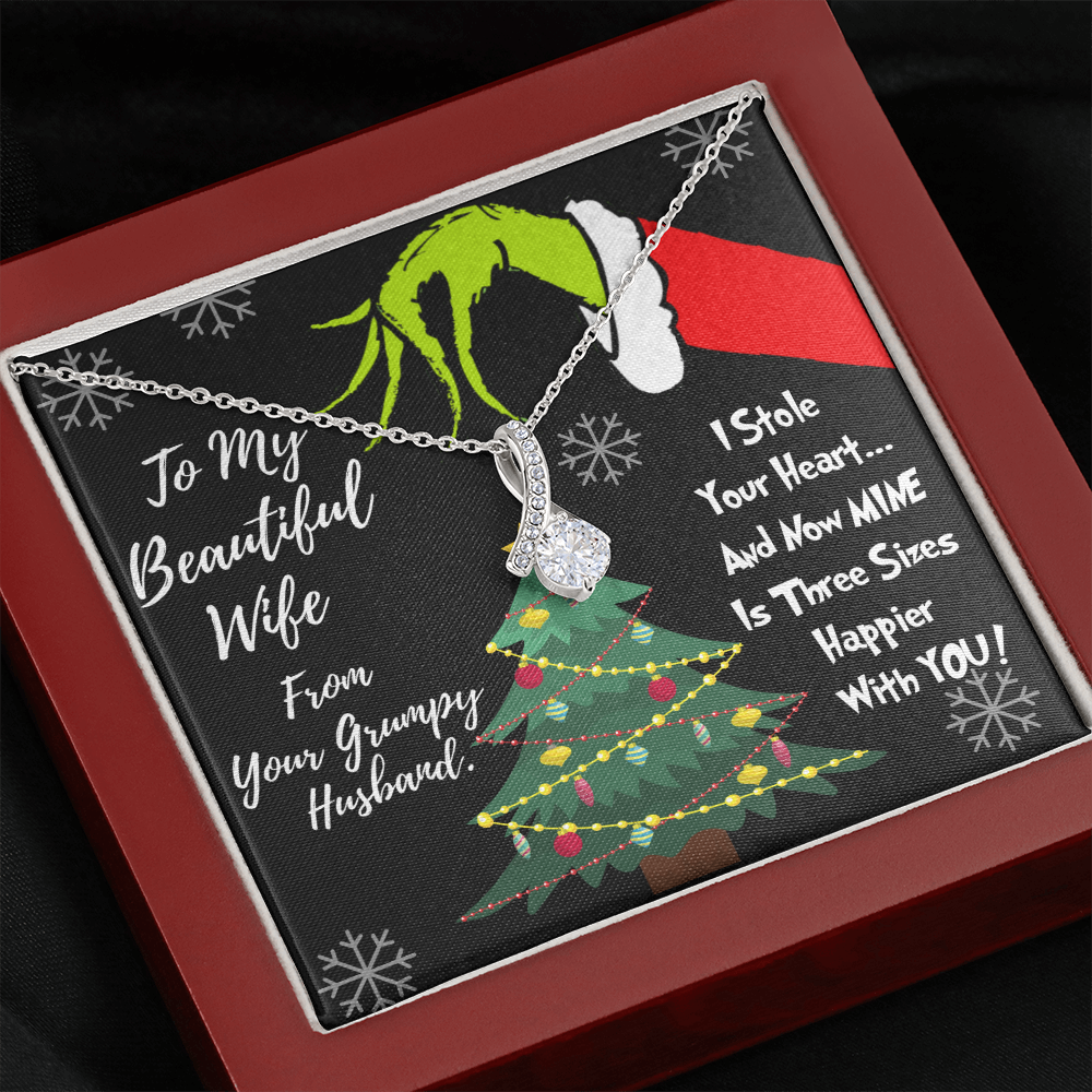 grinch crystal necklace vanes