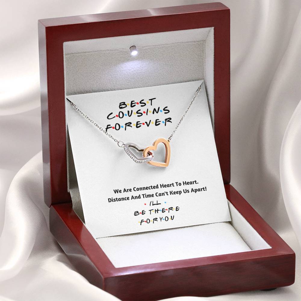 Best Cousins Forver Heart Necklace 1
