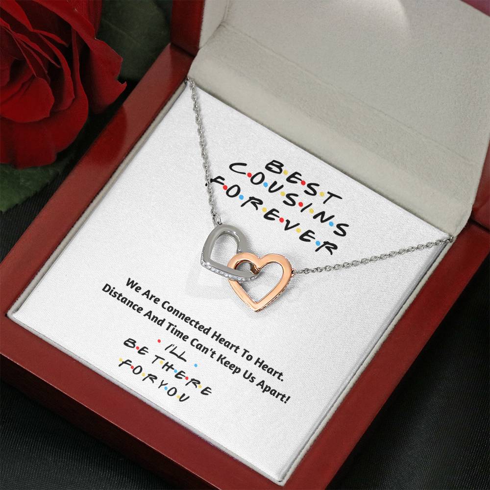 Best Cousins Forver Heart Necklace 1
