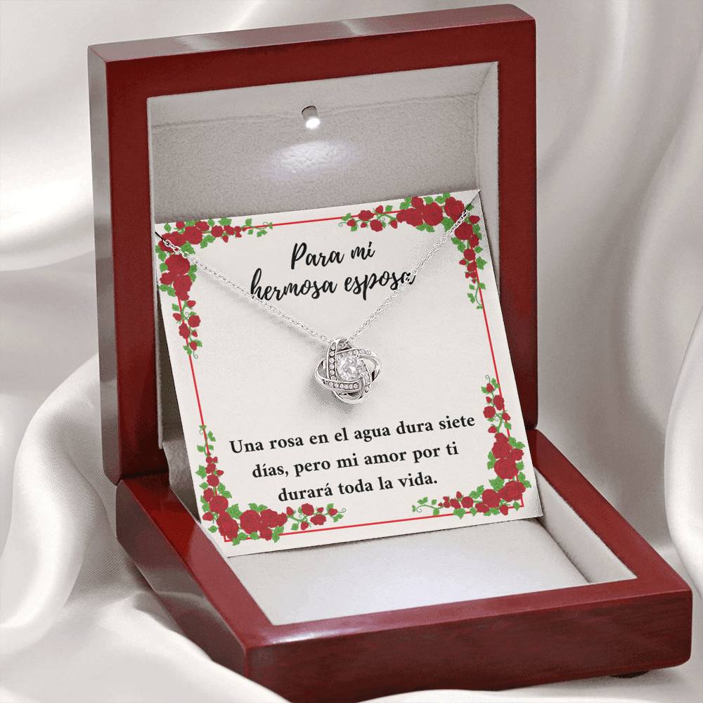 Para mi hermosa esposa mi amor por ti