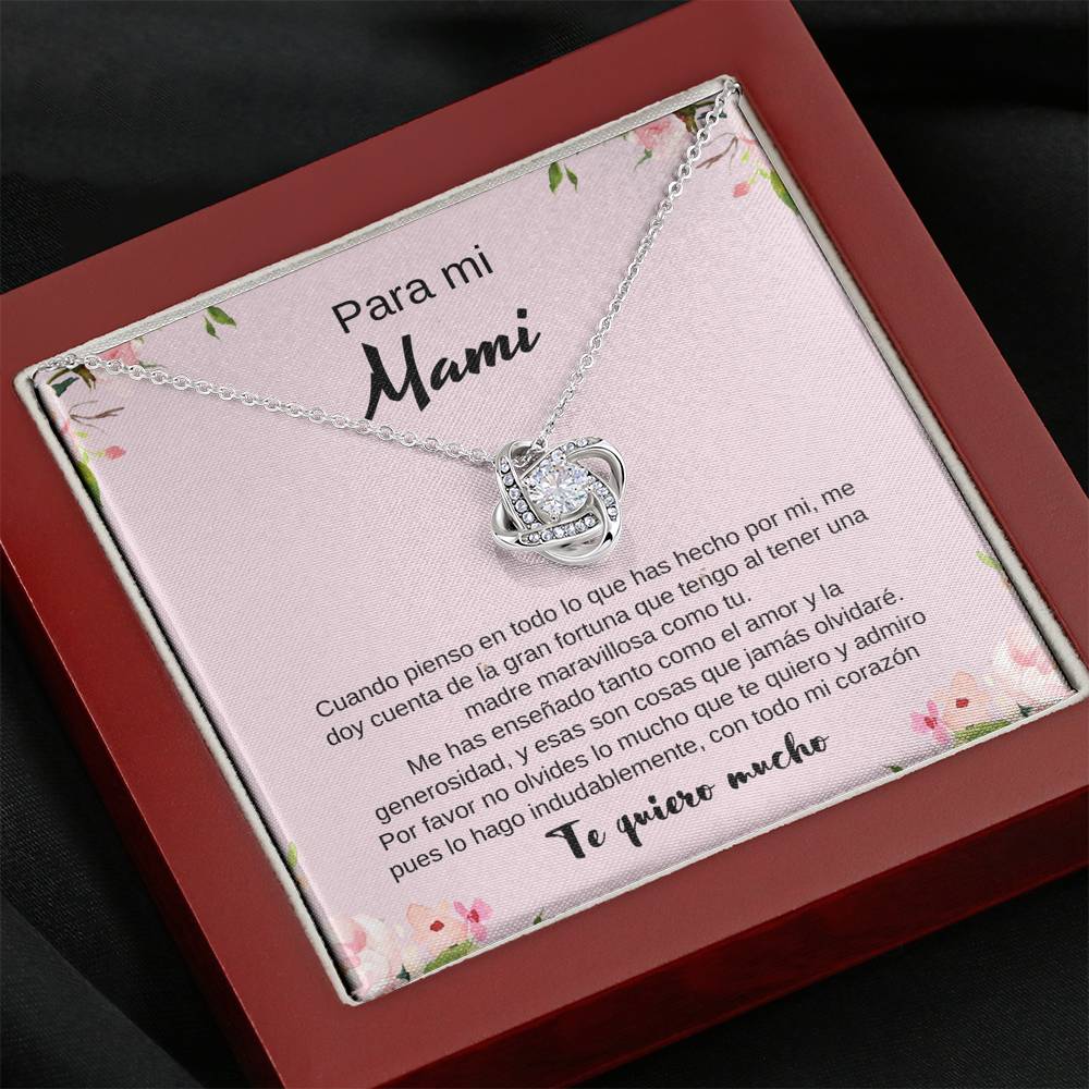 Para mi Mami me has enseñado tanto