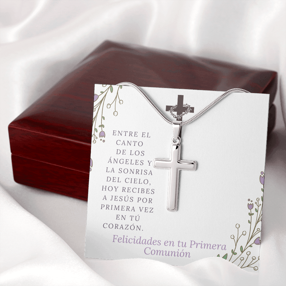 Felicidades en tu primera comunión, hoy recibes a Jesús