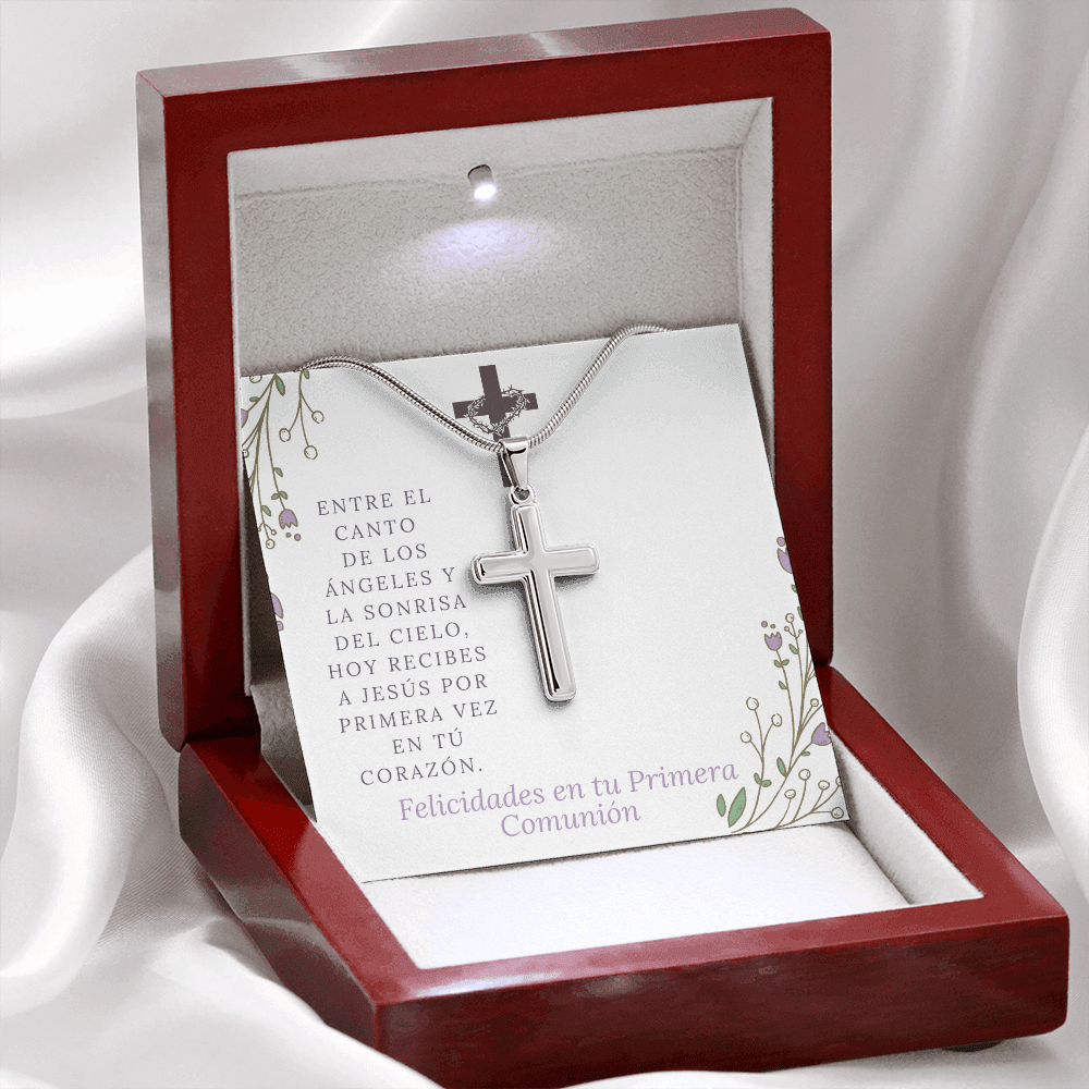 Felicidades en tu primera comunión, hoy recibes a Jesús
