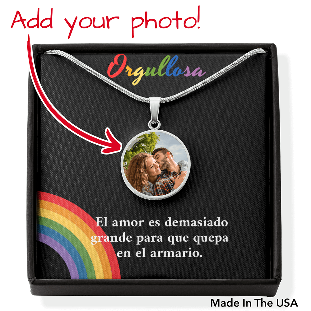 Collar Orgullo Gay - El amor es demasiado grande
