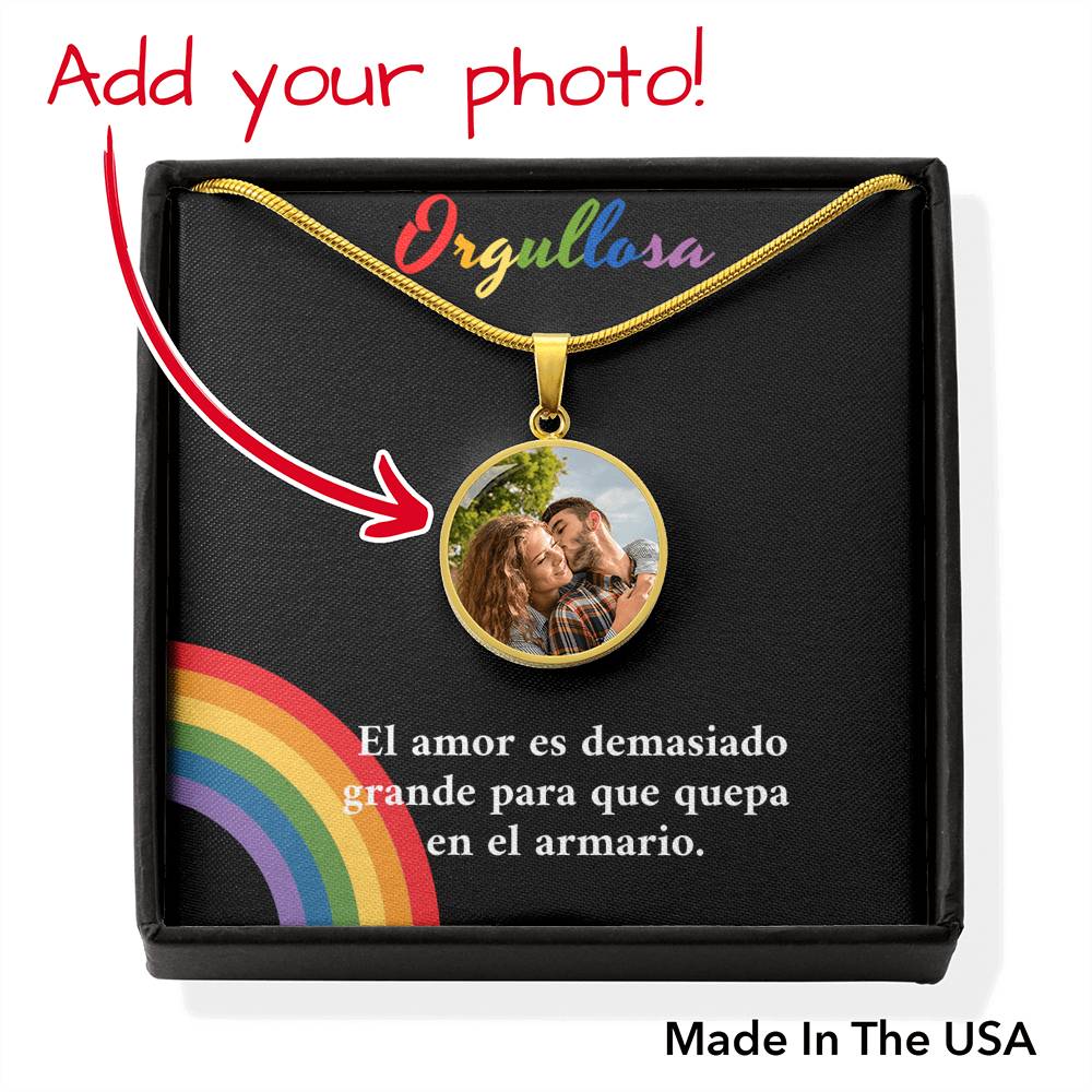 Collar Orgullo Gay - El amor es demasiado grande