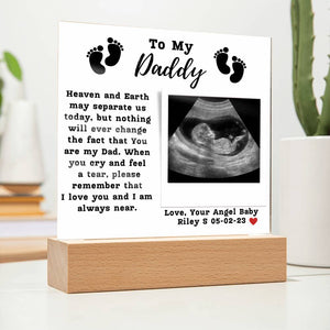 Angel Baby Acrylic Plaque For Customization