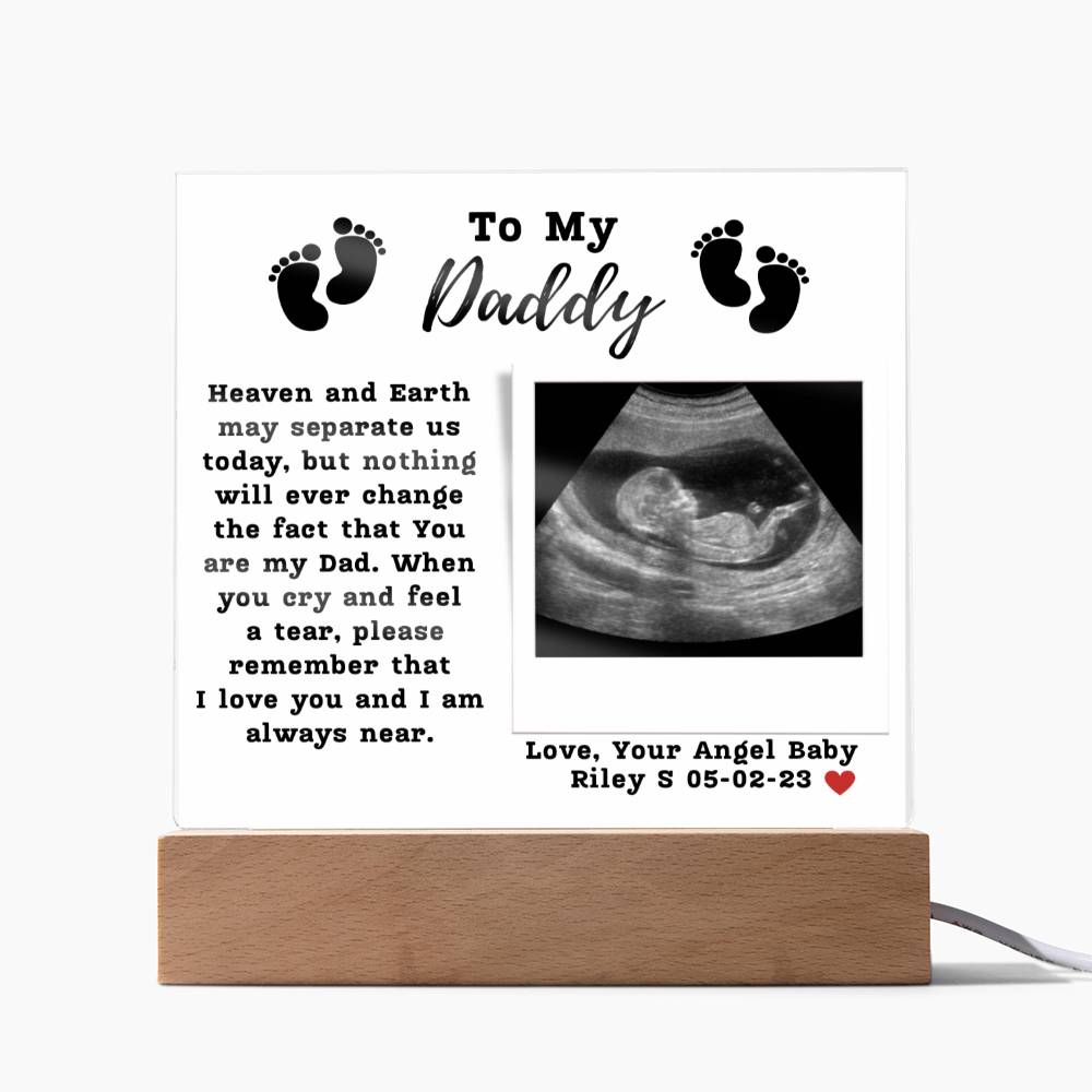 Angel Baby Acrylic Plaque For Customization