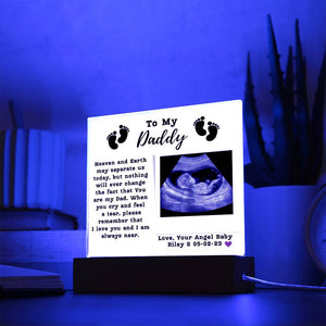 Angel Baby Acrylic Plaque For Customization