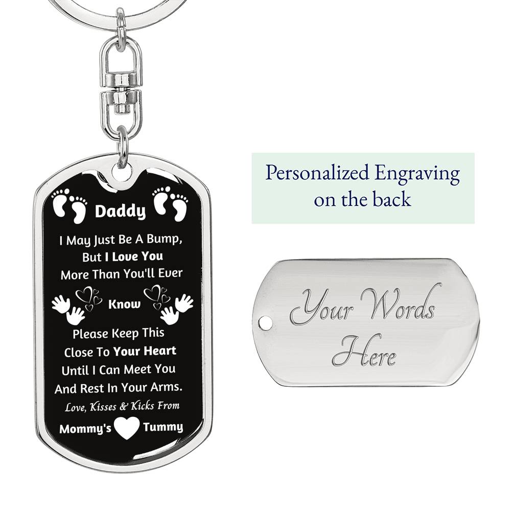 New Dad keychain- Love From Bump 2