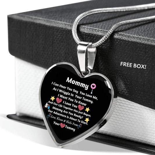 Mommy Heart Pendant- Love From Tummy