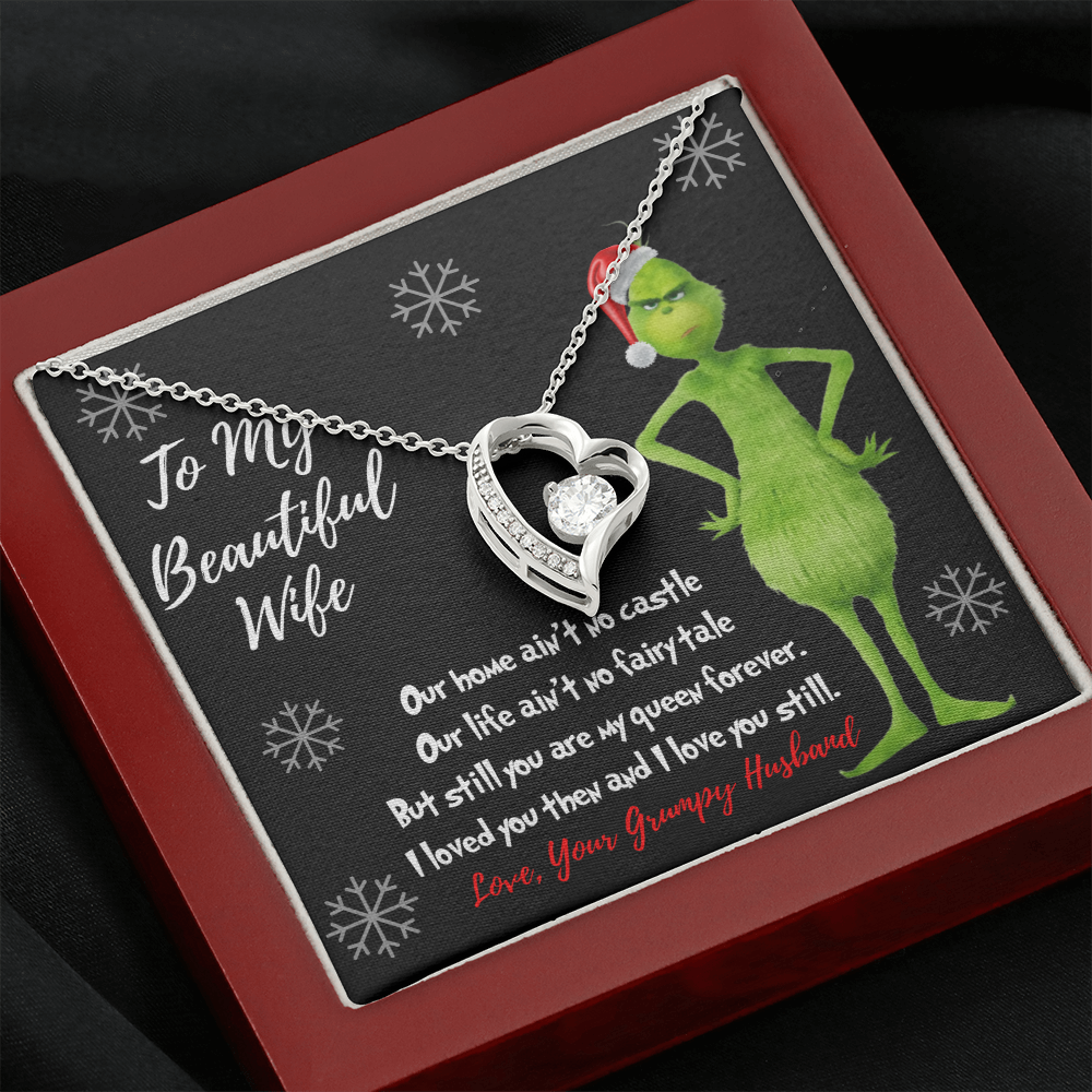 Grinch necklace for Wife 2