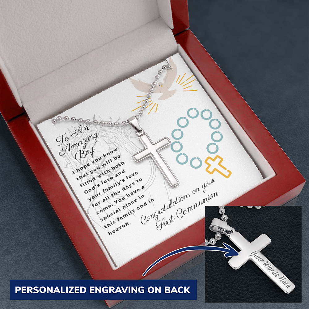 To an amazing boy on his first communion