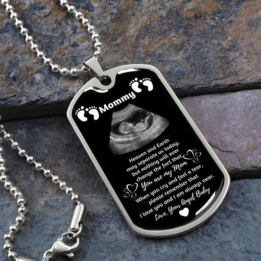 Angel loss - Version mommy dog tag