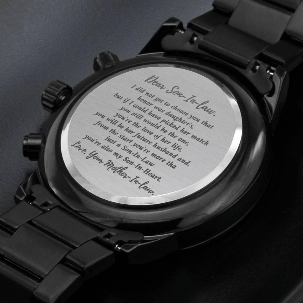 Dear Son-In-Heart watch gift