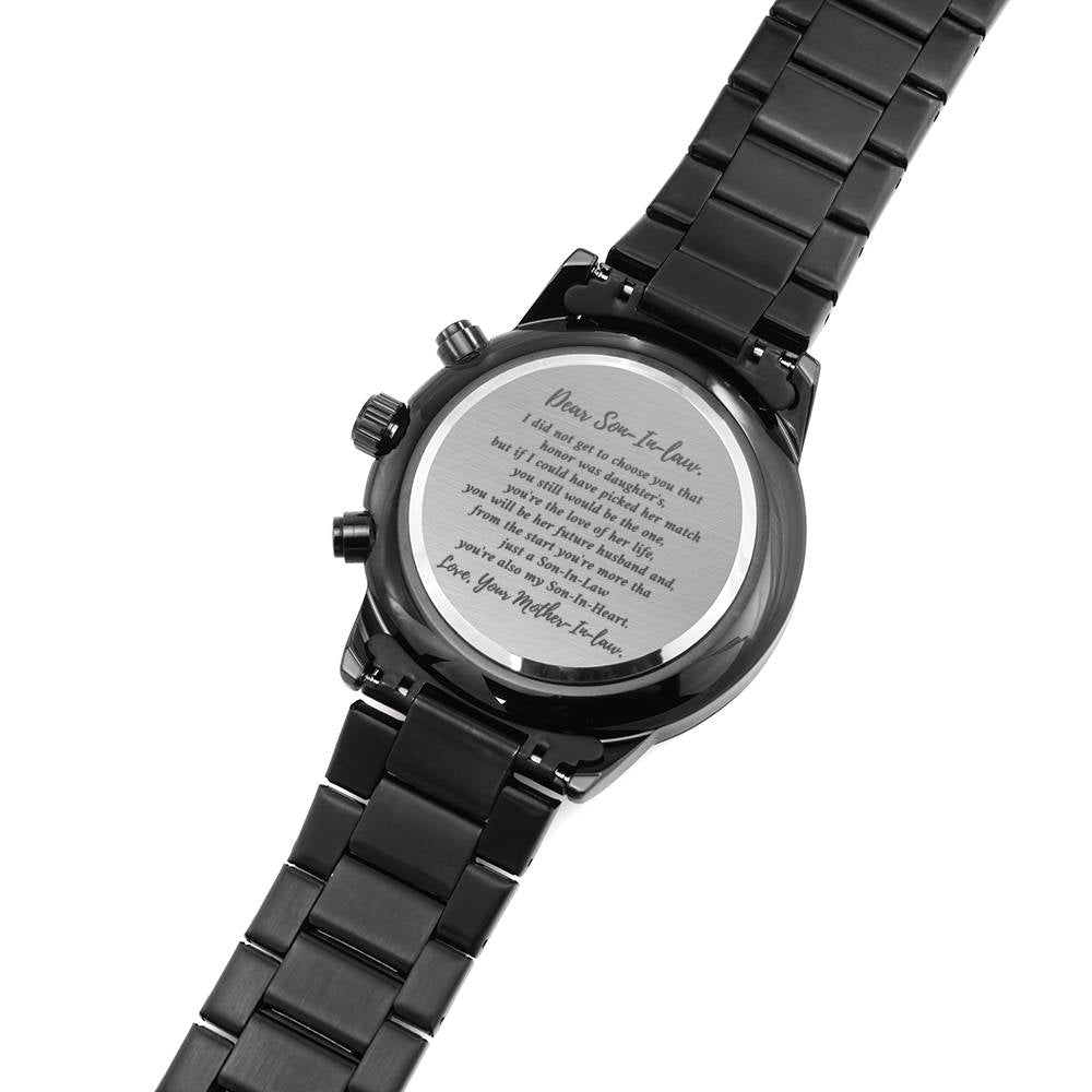 Dear Son-In-Heart watch gift