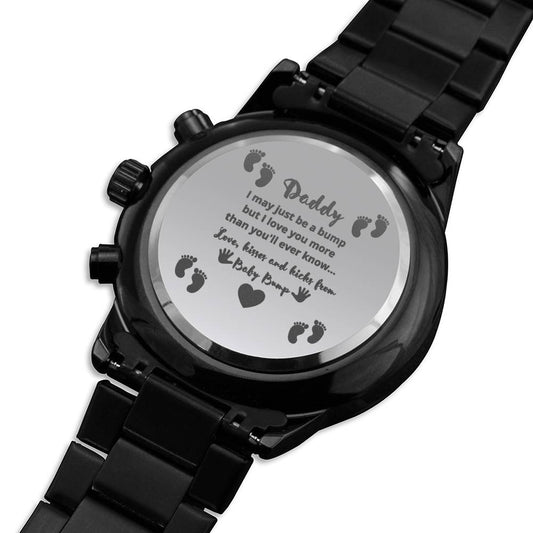 New dad watch from baby bump