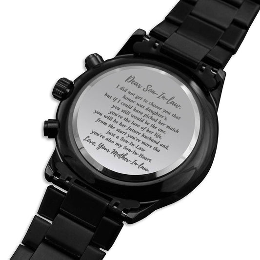 Dear Son-In-Heart watch gift