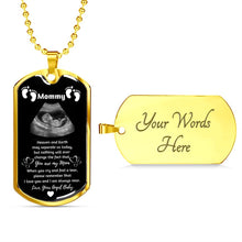 Load image into Gallery viewer, Angel loss - Version mommy dog tag
