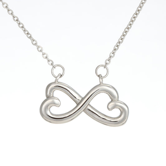 To the beautiful bride infinity necklace