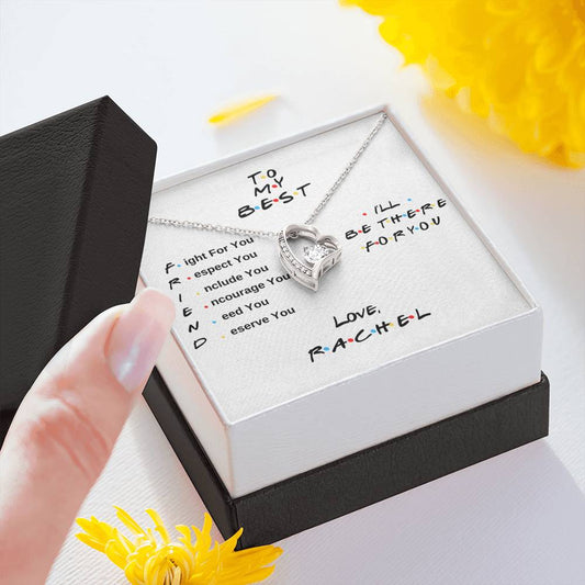 Best Friend Gifts - Friend Tv Show Heart Necklace