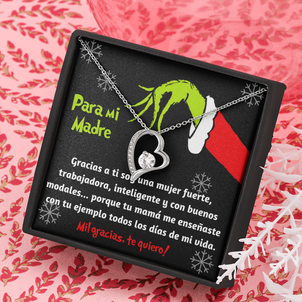 Grinch heart para mamá