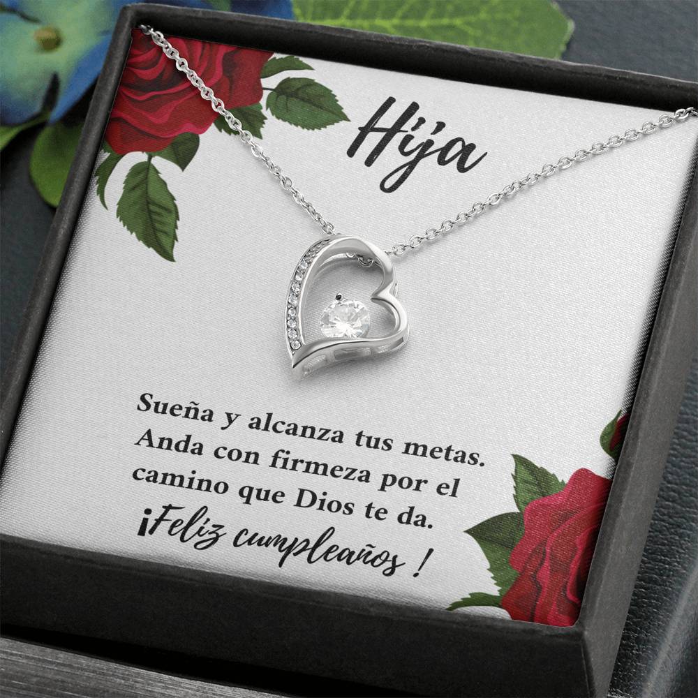 Hija sueña por tus metas