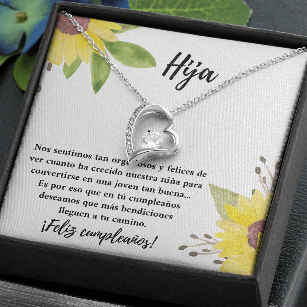 Hija estamos tan orgullosos y felices