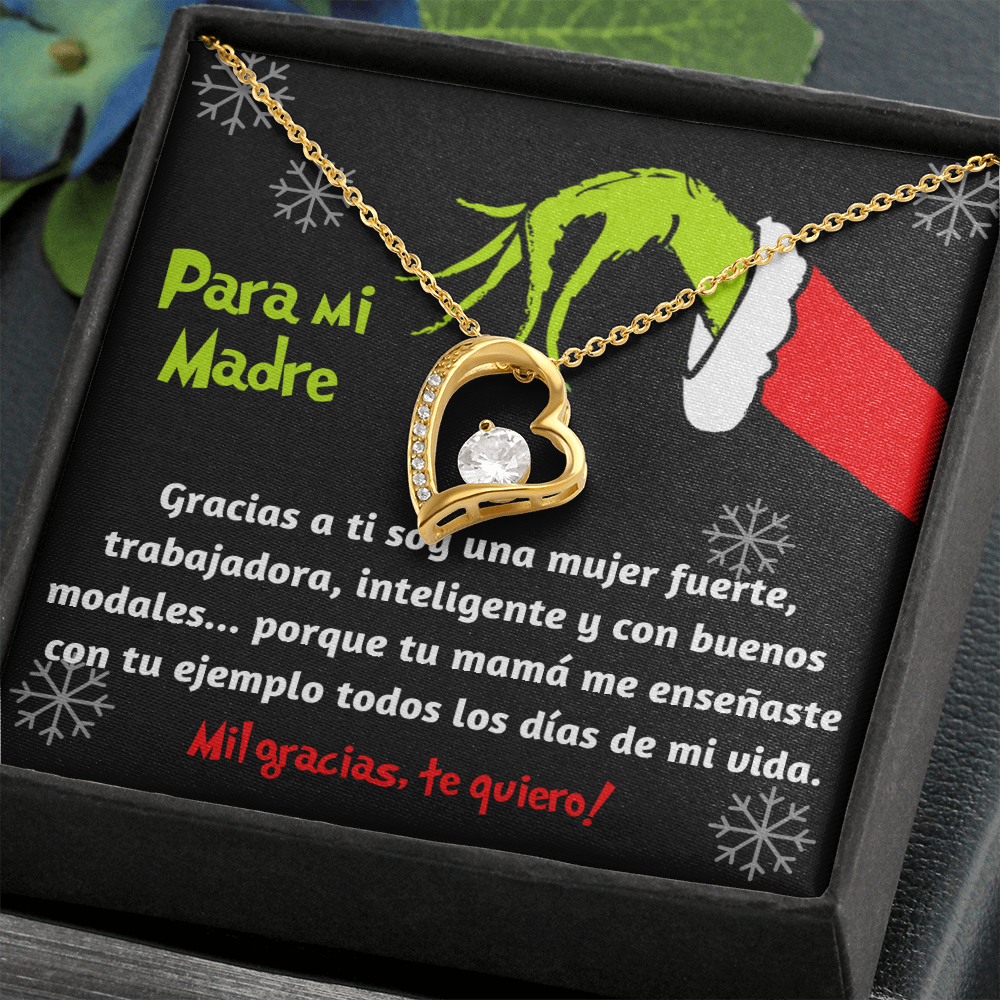 Grinch heart para mamá