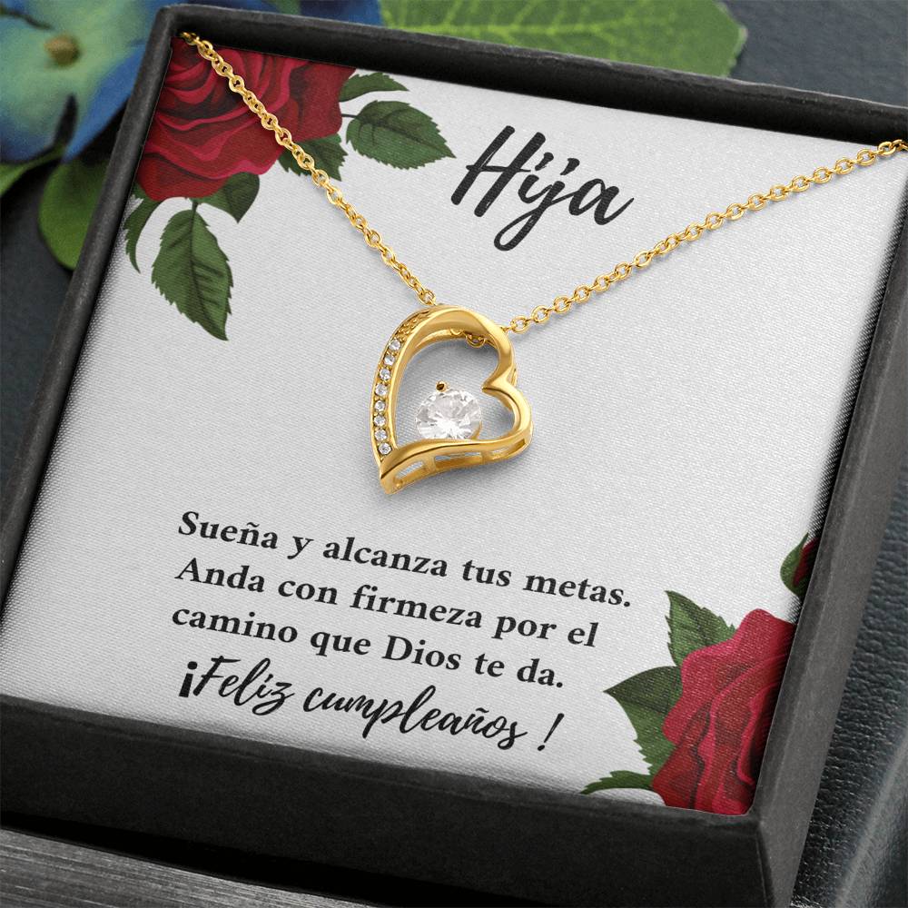 Hija sueña por tus metas