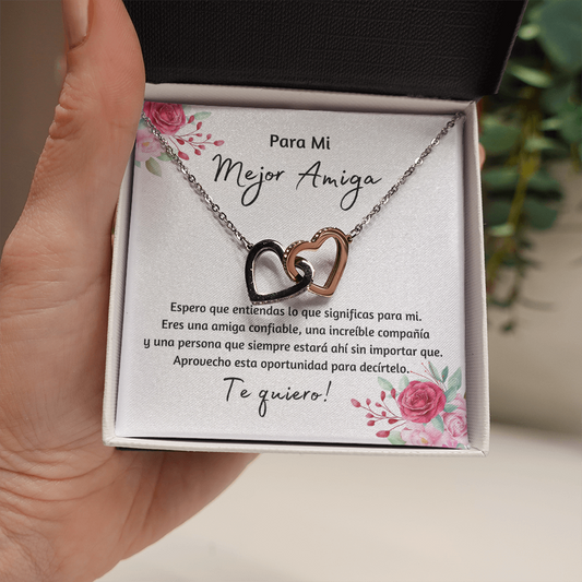Para mi mejor amiga eres increíble y significas mucho para mi