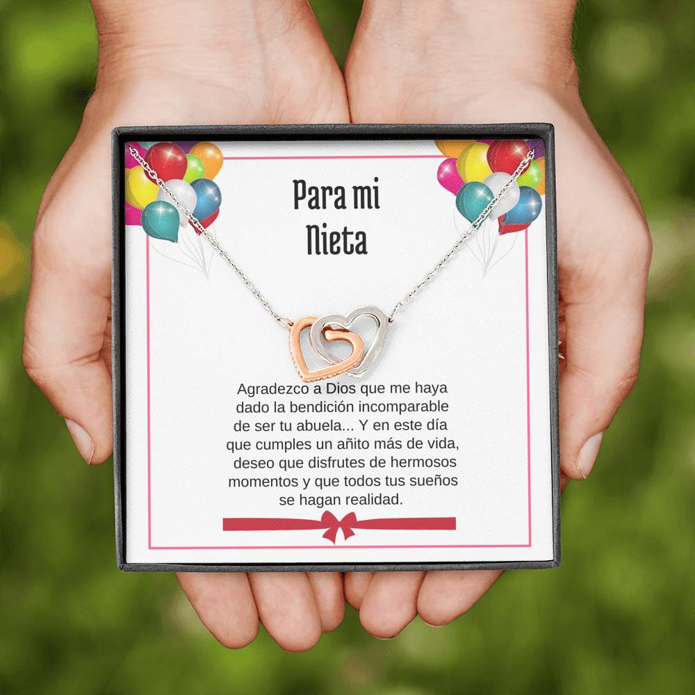 Para mi nieta - Feliz Cumpleaños agradezco a Dios por ser tu abuela