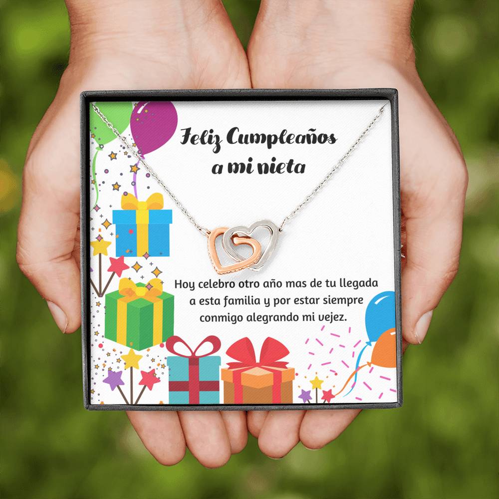 Feliz cumpleaños a mi Nieta - Gracias por alegrar mi vejez