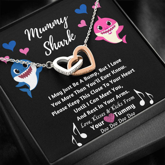 Mummy Shark Necklace- Love You From Bump
