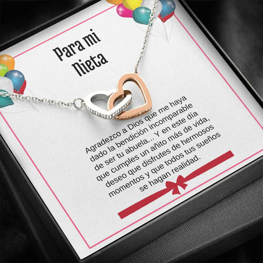 Para mi nieta - Feliz Cumpleaños agradezco a Dios por ser tu abuela