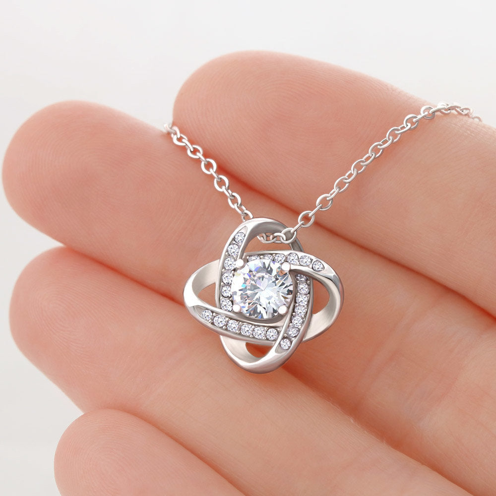 Sister Love Knot Necklace- We Are Not Perfect