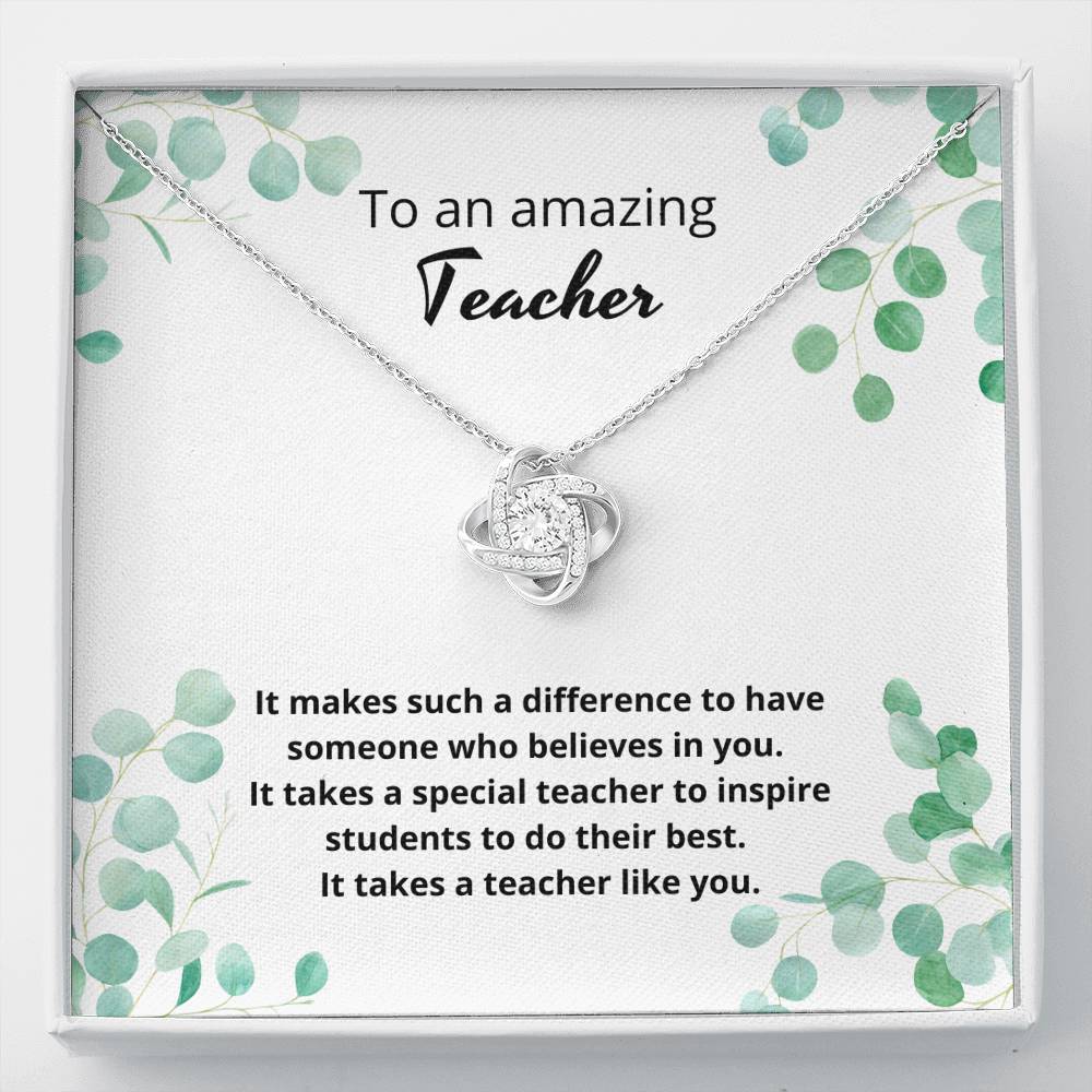To an amazing teacher it takes a teacher like you