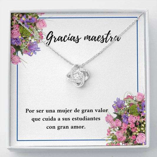 Gracias maestra por su gran valor
