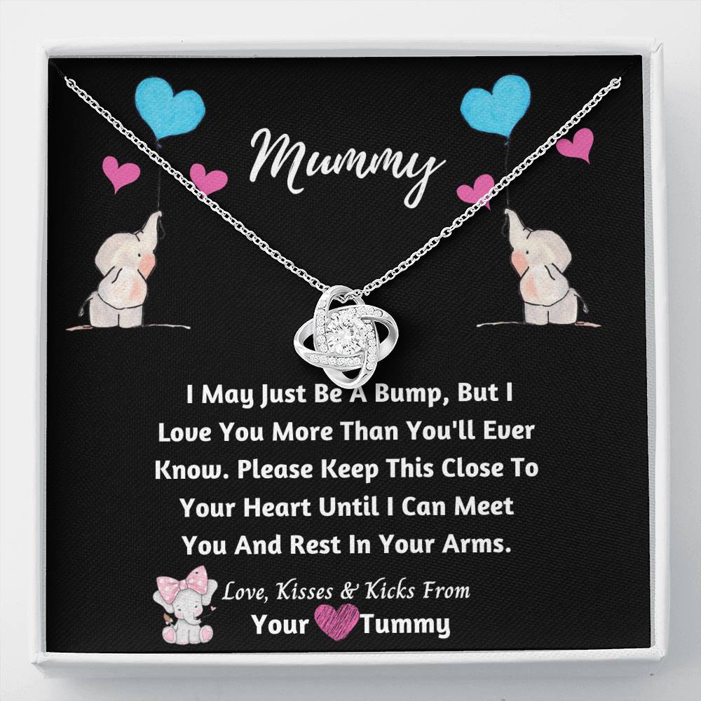Mummy Love Knot Necklace- Love From Your Tummy