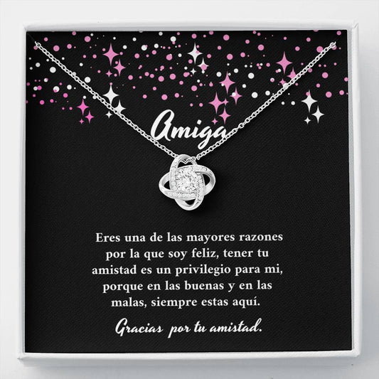 Amiga me haces muy feliz