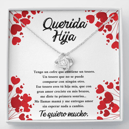 Querida hija - tu eres mi tesoro
